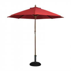 PARASOL ROND 2,5M ROUGE