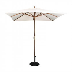 PARASOL CARRÉ 2,5M CRÈME