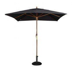 PARASOL CARRÉ 2,5M NOIR