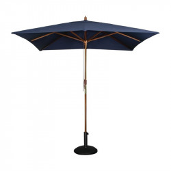 PARASOL CARRÉ 2,5M BLEU MARINE