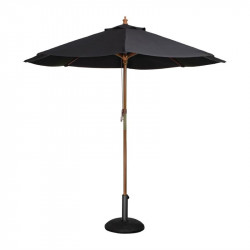 PARASOL ROND NOIR 3M