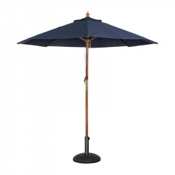 PARASOL ROND 2,5M BLEU MARINE