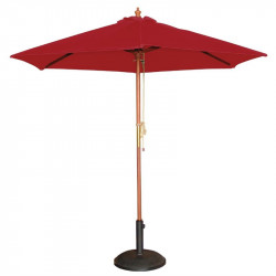 PARASOL ROND 3M ROUGE