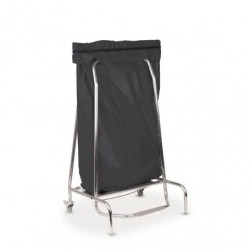 PORTE SAC POUBELLE INOX 110L