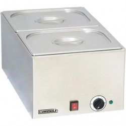 Bain-marie avec 2 x GN 1/2